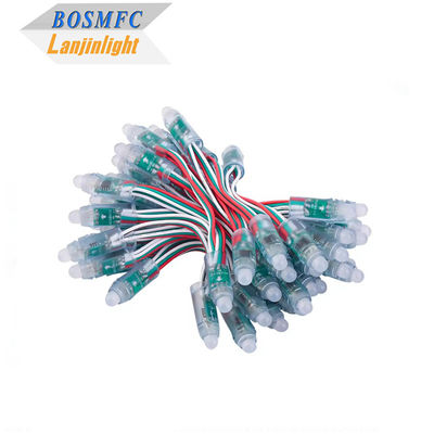 WS2811 ไฟ LED สตริงดิจิตอล RGB พิกเซล ไฟ 12 มม กลม ที่สามารถติดต่อได้เป็นส่วนตัว