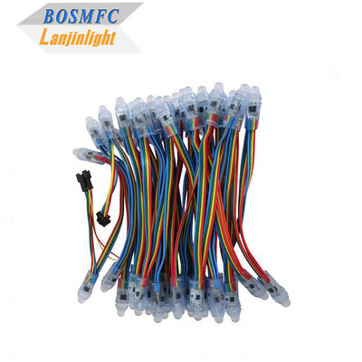 สนามสวนกลางแจ้ง สถานที่ทัศนศึกษา 108 รุ่น RGB สีเต็ม โปรแกรม Pixel LED Light DMX 512 Point Light