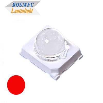 0.2W 0.5W 2835 SMD Led Chip Dome Lens 15 30 60 90 องศา ความสว่างสูง 10000mcd สําหรับป้ายจราจร