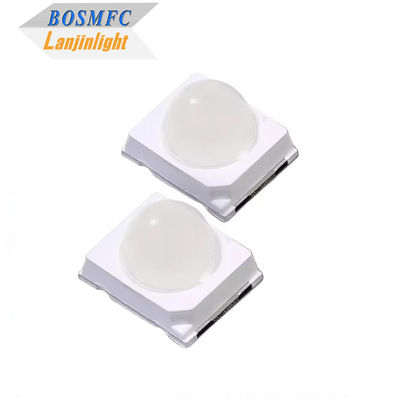 0.2W 0.5W 2835 SMD Led Chip Dome Lens 15 30 60 90 องศา ความสว่างสูง 10000mcd สําหรับป้ายจราจร