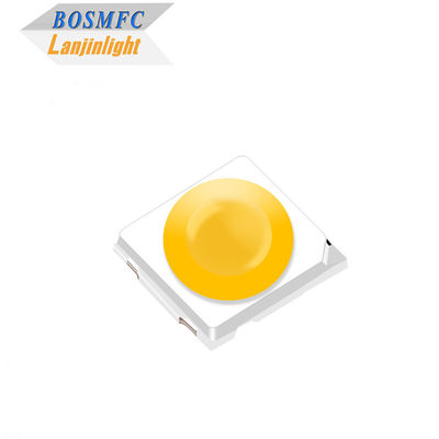 พลังงานสูง สีขาวอบอุ่น สีขาวเย็น 1w 3030 SMD LED Dome Lens มุมมอง 30 องศา 60 องศา สําหรับแสงรถ