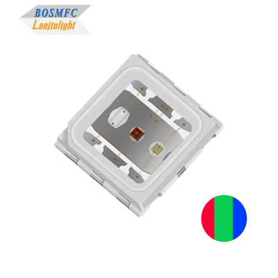 1.5W 5050 RGB LED โดมเลนส์ ไฮพาวเวอร์สามสี LED ชิป 3 * 0.5W