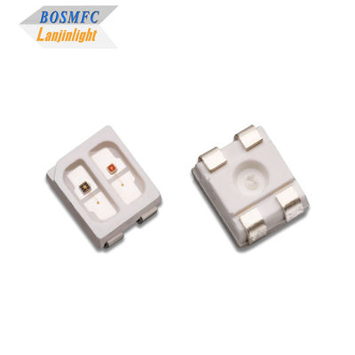 3528 SMD LED สีแดงสองสี 620nm + 860nm แสงอินฟราเรดที่ออกแบบมาเพื่อการบำบัดด้านความงามการรักษาผิวที่เสริมฤทธิ์กัน