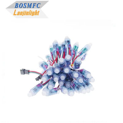 RGB Full Color Pixel Waterproof WS2811 พิกเซลดิจิตอลที่ติดต่อได้ LED Globe สตริง ไฟ 12mm DC 5V